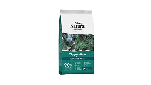 Dibaq Natural Moments Puppy Maxi Hundefutter Huhn und Truthahn speziell für Welpen großer Rassen, 100 % natürliche Inhaltsstoffe, 3 kg von Dibaq