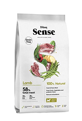 Dibaq Sense Grain Free - Lammfutter für Hunde Kleiner Rassen - 100% natürlich und getreidefrei - 6 kg von Dibaq