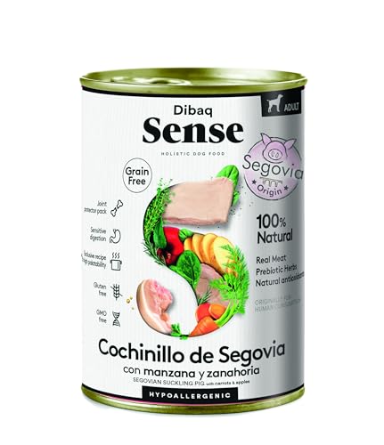 Dibaq Sense Grain Free: Segovian Ferkel ohne Getreide, Hundefutter Vollfutter, 380 g von Dibaq