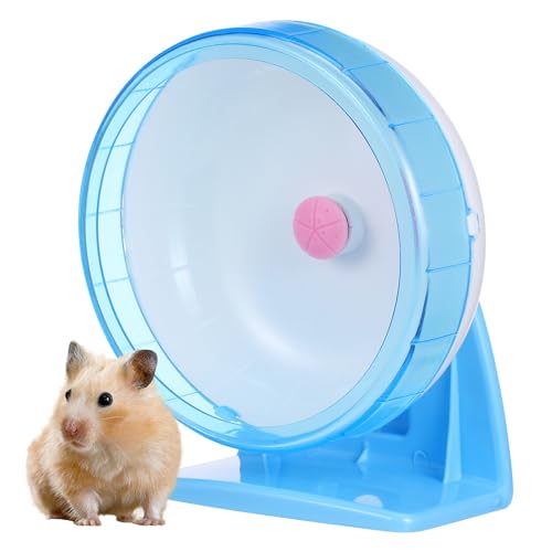 Didiseaon Hamster-Trainingsrad, leises Hamster-Laufrad mit verstellbarem Ständer, Laufstall, Spinner für Meerschweinchen, Chinchilla, kleine Haustiere von Didiseaon