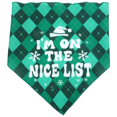 Didiseaon Haustierschal Hundehalsband Dekoratives Hundebandana Haustierzubehör Waschbare Katzenbandanas Hundehalstuch Welpen-Bandanas Halstuch Für Hundeschal Hündchen Dreieck Polyester von Didiseaon