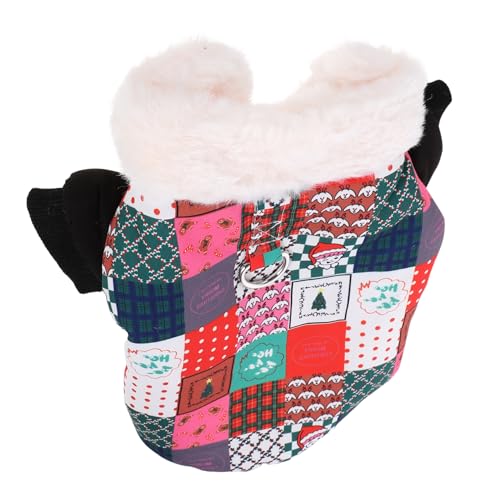 Didiseaon Weihnachtswarmer Hundemantel Wintermantel Für Haustiere Welpen Weihnachts-Hoodie Hundemantel Für Kaltes Wetter Warme Hundeweste Für Kleine Mittelgroße Und Große Hunde XL von Didiseaon