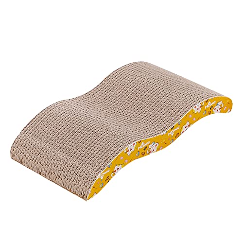 Diheohg Katzen Kratzer Karton Katzen Kratzen Unterlage mit Premium Kratzen Texturen Design Langlebige Katzen Kratzen Unterlage von Diheohg