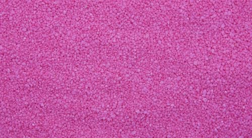 Dihl 1 kg rosa fluoreszierender Kies für Aquarien, 1 mm bis 2 mm, dekorativer ungiftiger natürlicher Substrat, für Fische, Wasserreptilien, Arthropoden, Krebstiere und Amphibien, 1 kg Rosa von Dihl