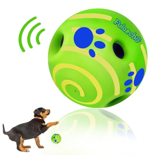 Interaktives Hundespielzeug (7 cm), Wackelball für Hunde, quietschende Bälle für Hunde, interaktiver Hundeball zieht Aufmerksamkeit auf sich, wenn Sie schütteln, selbstspielendes Spielzeug für von Dikeiuta