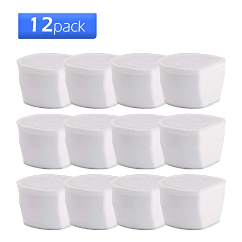 Dilwe 12 Katzenwasserbrunnenfilter, Ersatzfilter, Kompatibel mit Getränkwell Avalon und Pagode, Wasser Frisch, Filterchlor, Verbesserung des Geschmacks von Süßwasser, Regelmäßiger Austausch Dilwe 12 Katzenwasserbrunnenfilter, Ersatzfilter, Kompatibel mit Getränkwell Avalon und Pagode, Wasser Frisch, Filterchlor, Verbesserung des Geschmacks von Süßwasser, Regelmäßiger Austausch von Dilwe
