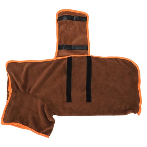 Dilwe Hundebademantel Handtuch, Schnell Trocknende Weiche Superabsorbierende Haustier Hunde Katzen Badebademang Handtuch Vorräte (XL) von Dilwe