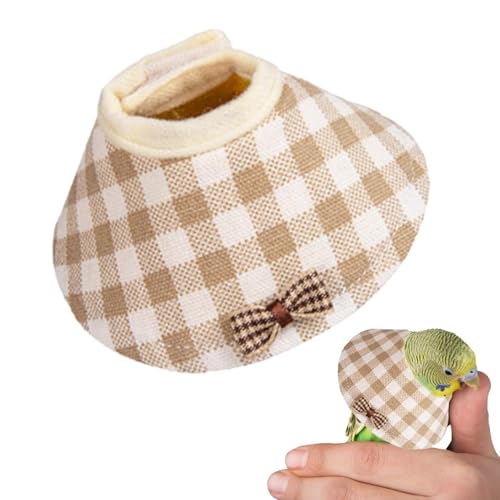 Dinchaakuarry Pet Anti -Bite -Kragen - bequemer Erholungskragen | Pet Bird Protective Neck Deckung für Quäker, Mönchsediteln, Sonnenkegel, Cockatiels von Dinchaakuarry