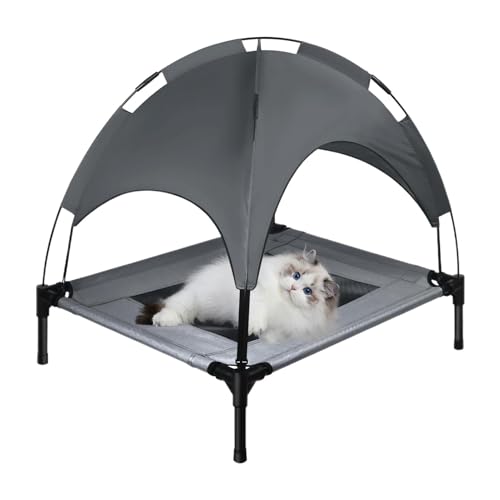 Hundehaus - Hundzwingerzelt, Haustierschlafhaus, Stahlrahmen Zwinger | Cat House Zwinger Mit Haltbarem Rahmen, Leichtem Tragbarem Hundezwingerzelt Für Kaninchen, Katzen Und Hunde, 23,6 X17,7 X6,2 In von Dinchaakuarry