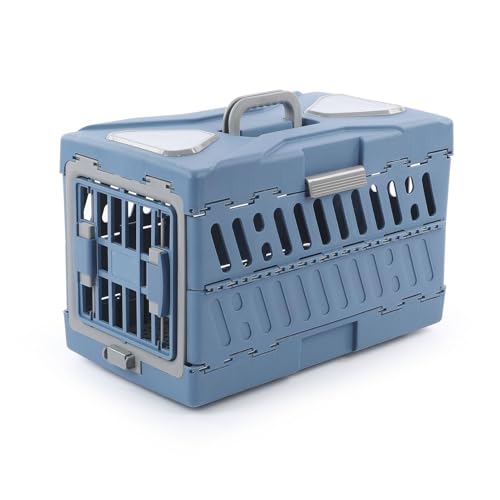 Kleine Transportbox Für Haustiere, Langlebiger Haustierkäfig, Leichte Transportbox Für Haustiere, Reisetasche Für Haustiere, Faltbare Transportbox Für Hunde, Kompakte Transportbox Für Haustiere, Trans von Dinchaakuarry