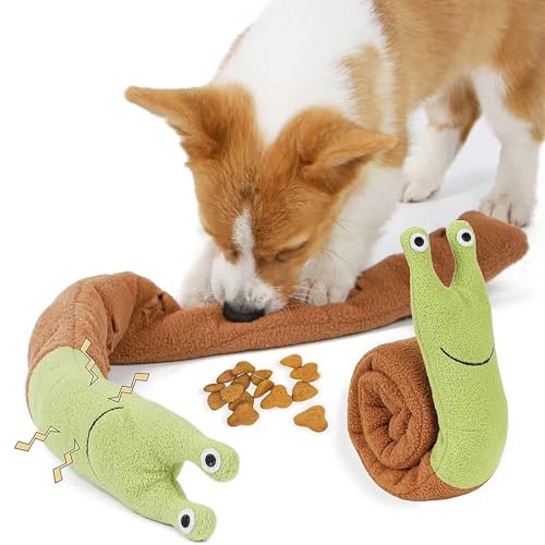 Dinghaole Pet Sniffing Plush Toy Snail Teething Puzzle Vocal Interactive Pet Supplies Hide Food Slow Food Dog vocalisation von Dinghaole