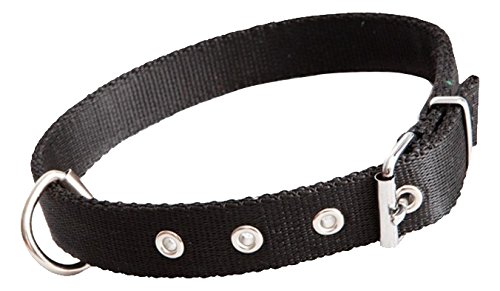 Dingo 12333 Hundehüttenhalsband, 70 cm, Stoff, handgefertigt, Schwarz von Dingo Waldemar Rutkowski