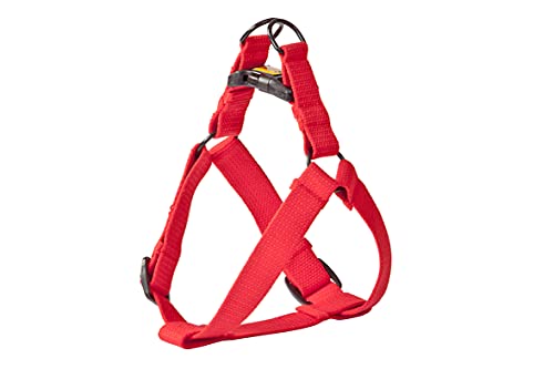 Dingo Hundegeschirr 'fred' Walk-in/Step-in aus Baumwollband Große M Breite Band 2,0x60 cm (48-64 cm) Rot 94815 von Dingo Waldemar Rutkowski