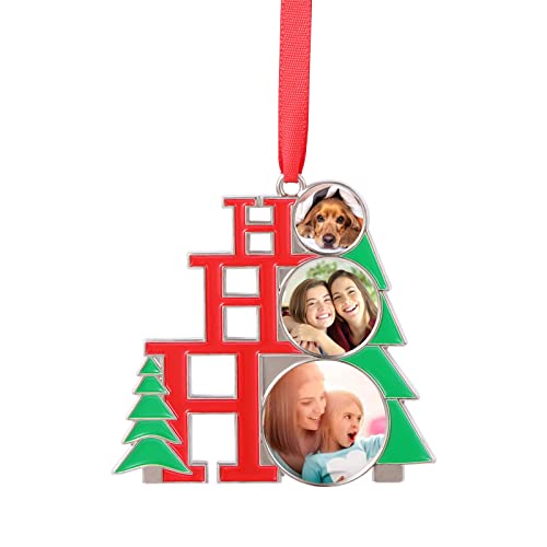 Dinikally Benutzerdefinierte Weihnachtsbaum Ornament Personalisierte Foto Hängen FÜR Baum Mit Roter Schleife Weihnachtsdekoration (sty2) von Dinikally