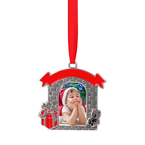 Dinikally Benutzerdefinierte Weihnachtsbaum Ornament Personalisierte Foto Hängen FÜR Baum Mit Roter Schleife Weihnachtsdekoration (sty5) von Dinikally