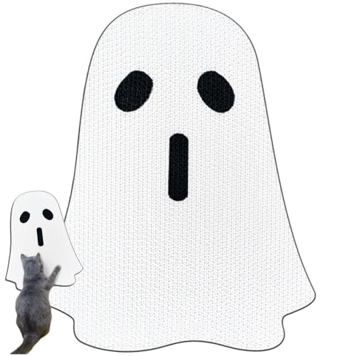 Katzenkratzbrett, Geist, Wellpappe, Krallenschleifen, Möbelschutz, Halloween, Katzenkratzbrett von Dinntty