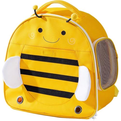 Katzentasche Little Bee, Tragbare Raumkapsel Zwei Schultern, Doppelschulter-rucksack, Haustiertransporter Für Kleine Und Mittelgroße Tiere von Dinntty