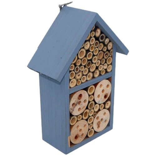 Natürliches Insektenhaus Aus Holz Zum Aufhängen, Insektennest, Beobachtungskabine, Umweltfreundliches Insektenhaus Für Bienen, Schmetterlinge, Insekten von Dinntty