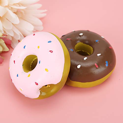 Dioche Ansprechendes Hundekauspielzeug - Latex -Donut Formspielzeug für Zähnereinigung und Interaktives Training 2pcs Sicher für Haustiere in Mehreren Farben Dioche Ansprechendes Hundekauspielzeug - Latex -Donut Formspielzeug für Zähnereinigung und Interaktives Training 2pcs Sicher für Haustiere in Mehreren Farben von Dioche