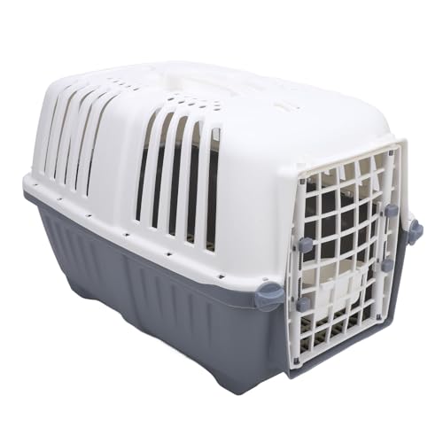 Hundetransportbox, Tragbare Reisebox 18,5 X 12,2 X 12,6 Zoll für Katzen, Hunde, Kaninchen mit Bequemem, Atmungsaktivem Leichtgewicht von Dioche