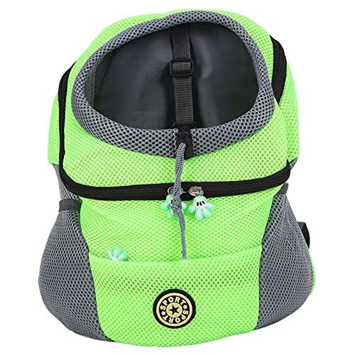 Katzenrucksackträger, Hunderucksack, Haustierrucksack, Reisetasche mit Reißverschluss-Design, Katzenrucksack für Haustierkommunikation und Interaktion (Green) von Dioche