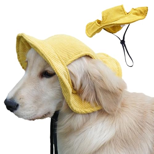 Haustierhut Mit Ohrlöchern, Welpe Visier Sonnenhut, Verstellbarer Sommerhut Mit Hundevisier, Haustierhüte Mit Breiter Krempe Für Kleine Mittelgroße Hunde Und Katz, Katzen Outdoor Sport Haustierhut Mit Ohrlöchern, Welpe Visier Sonnenhut, Verstellbarer Sommerhut Mit Hundevisier, Haustierhüte Mit Breiter Krempe Für Kleine Mittelgroße Hunde Und Katz, Katzen Outdoor Sport von Dioeazh