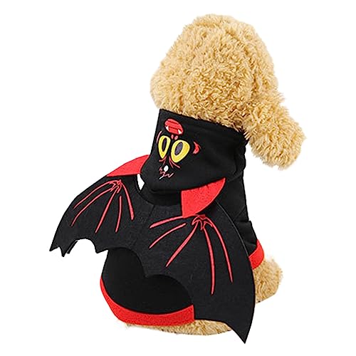 Fledermausflügel Katzenkostüme, Hund Fledermaus Flügel Kostüm, weiche Haustier Fledermaus Flügel Halloween Outfits für Cosplay, Halloween Haustier Fledermaus Kostüm für Katze Hund Dirfuny von Dirfuny