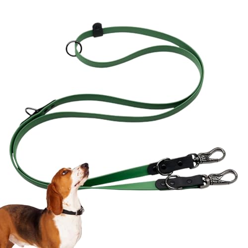 Hundespaziergang, Traktionsseil, robustes Trainingsseil, Spaziergang mit 2 Metallschnallen, schützendes PVC-Hunde-Auslaufkabel für mittelgroße und große Hunde, Spaziergänge, Camping von Dirfuny