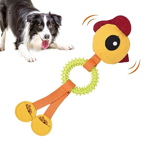 Hundespielzeug zum Verstecken von Futtermitteln – Schnüffelspielzeug für Hunde, Puzzlefütterung, Schnüffelspielzeug für Hunde, Leckerli-Spender, Spielzeug zum Reinigen und Schärfen der Zähne von Dirfuny