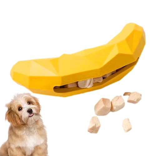 Hundespielzeug zum Zahnen, Kauspielzeug für Hunde, Bananenspielzeug, interaktives Hundespielzeug, quietschendes Hundespielzeug von Dirfuny