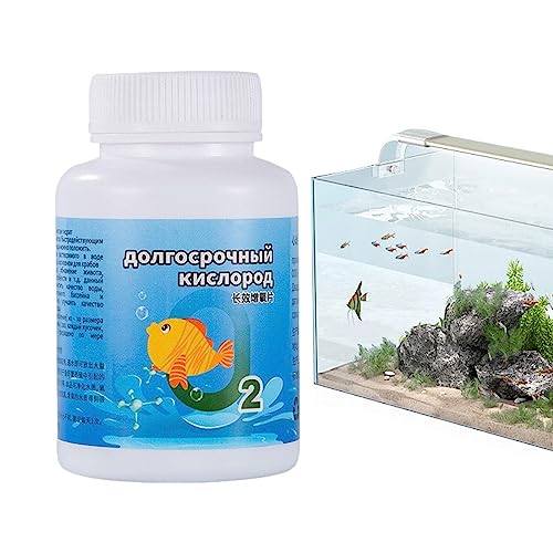 Sauerstofftabletten für Aquarien, Langzeit-Sauerstoffpartikel für Aquarien, Sauerstoffversorgung mit reichhaltigen Nährstoffen für Aquarium und Aquarium von Dirfuny