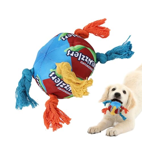 Sniffle Interaktiver Leckerli-Ball - Unzerstörbares Hundespielzeug | Unzerstörbares Hundekauspielzeug für Hunde, Puzzle-Fütterungstraining, Hundespielzeug für Haustier-Kaninchen von Dirfuny