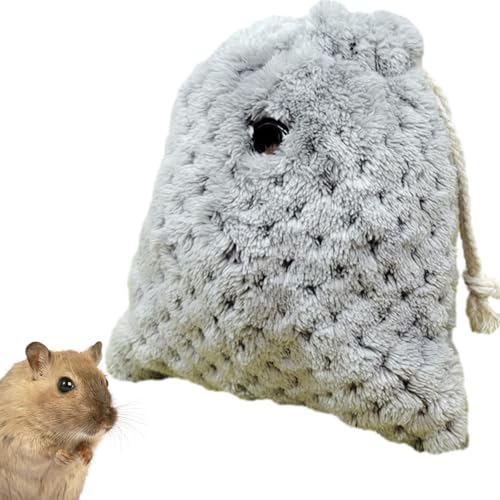 Sugar Glider Pouch – Reisehandtasche Baumwolle Nest für Hamster – tragbare Zuckergleitkäfig-Tragetasche mit Kordelzug für Eichhörnchen Murmelsets von Dirfuny