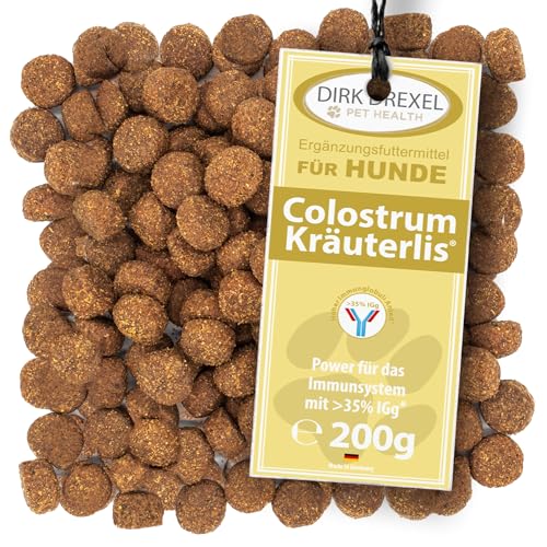 Dirk Drexel Colostrum Immun Kräuterlis Hunde Leckerlis Starkes Immunsystem 200g von Dirk Drexel