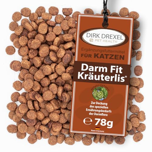 Dirk Drexel Darm Fit Kräuterlis Katzen Leckerlis mit Präbiotika 78g von Dirk Drexel