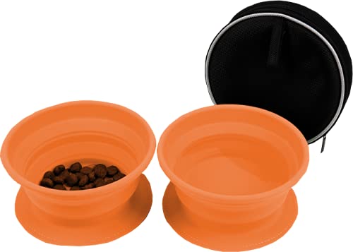 Dog-Bowl Faltbarer Futternapf 2-er Set von Disc-O-Bed