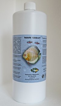 Aqua Kraut 1000 ml Pflegemittel für Diskusfische und Zierfische von Diskus Studio Tinnes