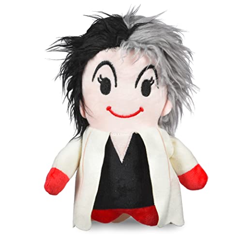 Disney Villains Cruella 22,9 cm Plüschtier für Hunde | Cruella Plüsch-Hundespielzeug | Disney-Filmspielzeug für alle Hunde, offizielles Lizenzprodukt von Disney für Haustiere von Disney