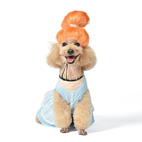 Disney for Pets Halloween-Kostüm Disney Prinzessin Aschenputtel – Größe XL | Disney-Prinzessinnen-Halloween-Kostüme für Hunde, offiziell Lizenziertes Disney-Hunde-Halloween-Kostüm von Disney for Pets