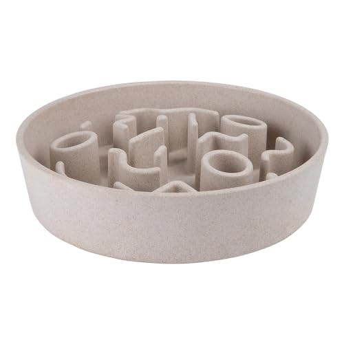 District 70 BAMBOO Dog Slow Feeder, 21 cm, Merengue von District 70