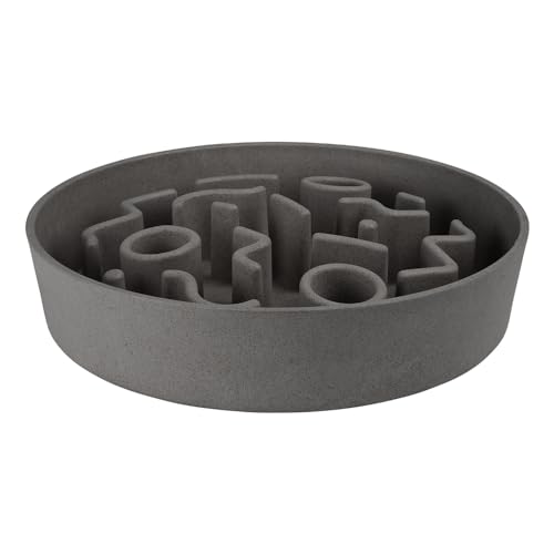 District 70 - Bamboo Dog Slow Feeder - Grey - ø 21 cm von District 70