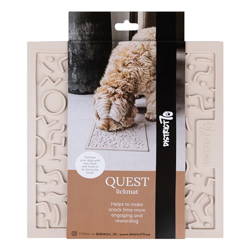 District 70 Quest Schleckmatte für Hunde - 28 x 28 cm - Merengue von District 70