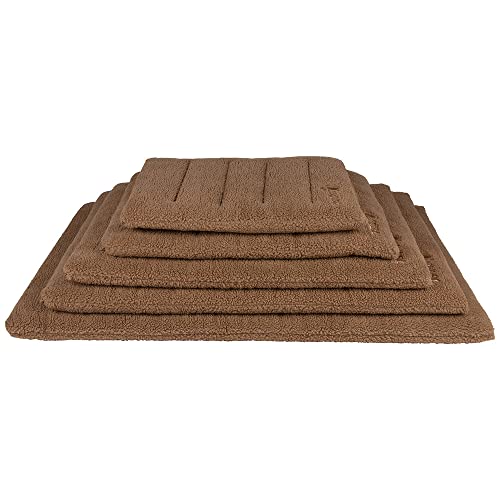 District 70 SHERPA - Comfortabele en Stijlvolle Benchmat - Verkrijgbaar in 5 maten - Donkergrijs, Merengue & Mokka - Maat: L - 93 x 62 x 8 cm, Kleur: Mokka von District 70