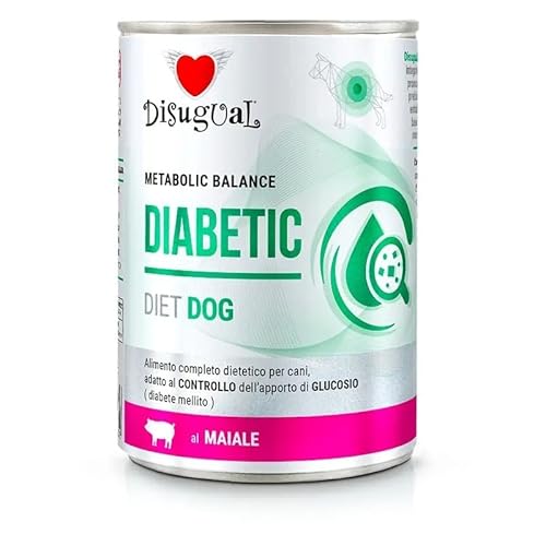 Diät-Hundediät, Diabetiker, Schweinefleisch, 6 x 400 g von Disugual Toy