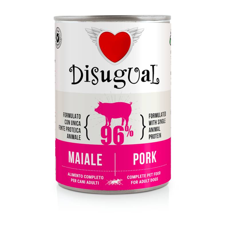 Disugual Adult 6 x 400 g - Schwein von Disugual