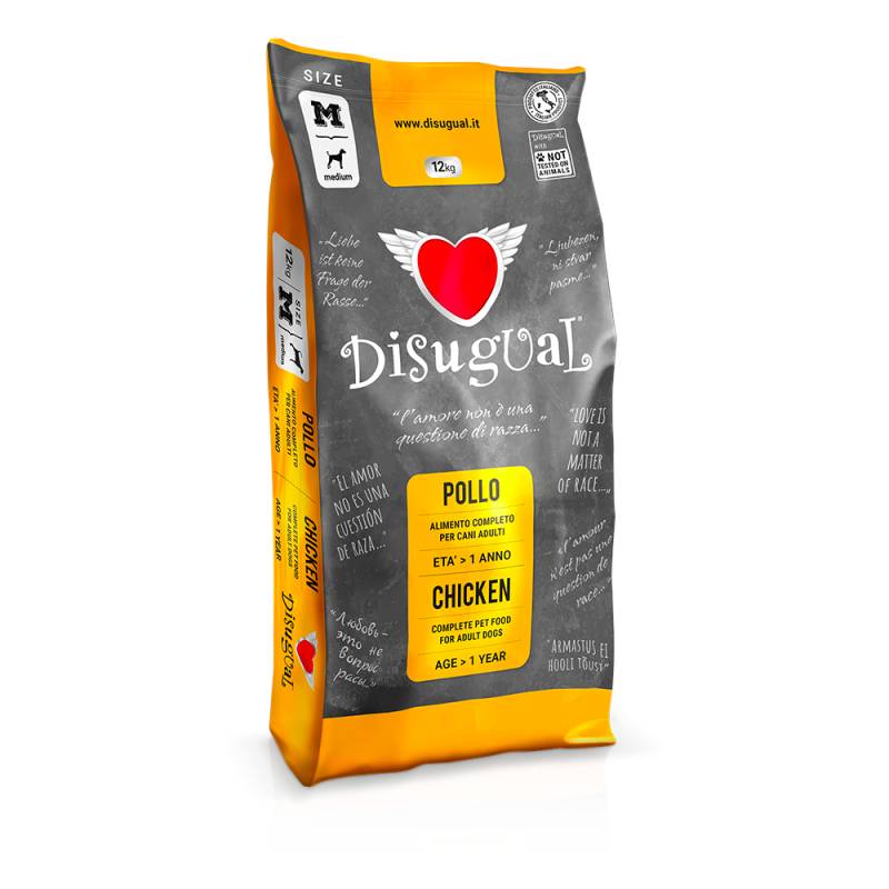 Disugual Medium Adult Huhn - 12 kg von Disugual