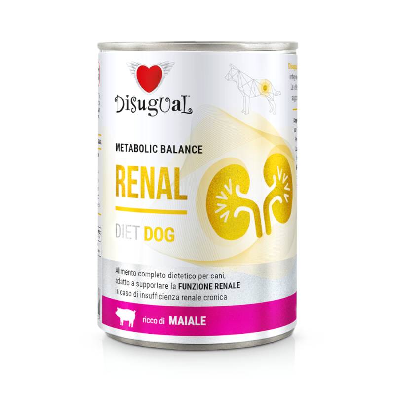 Disugual Metabolic Balance Renal Dog 6 x 400 g - Schwein von Disugual