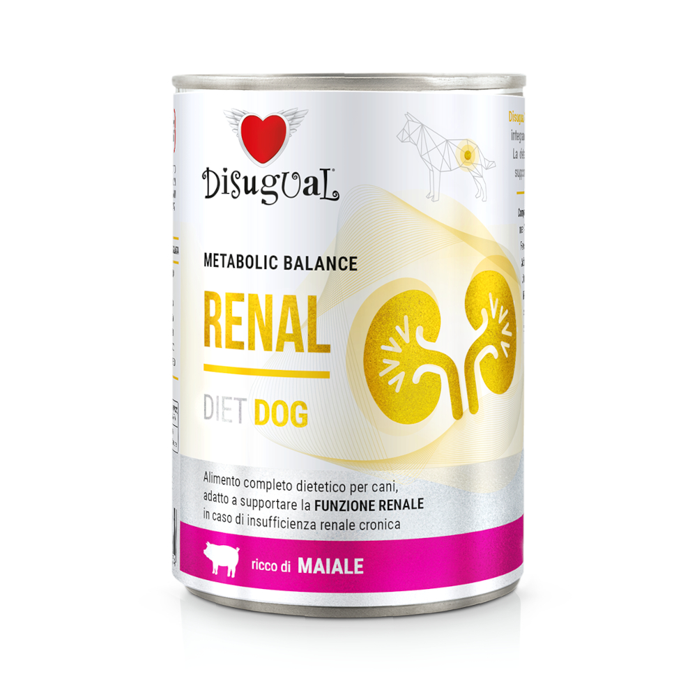 Sparpaket Disugual Metabolic Balance Renal Dog 24 x 400 g - Schwein von Disugual