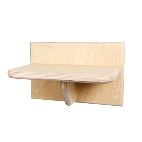 Katzen-Wandregale - Hochbelastbare Sitzstange aus Holz | Kitten Leiter Cats Perching Supplies zum Schlafen Spielen Springen Ditanpu von Ditanpu