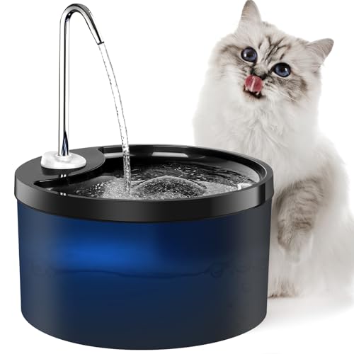 3,2 l Katzenwasserbrunnen zum Trinken mit 2 Filtern (Cat Foutain, Einheitsgröße) von Dittybuy